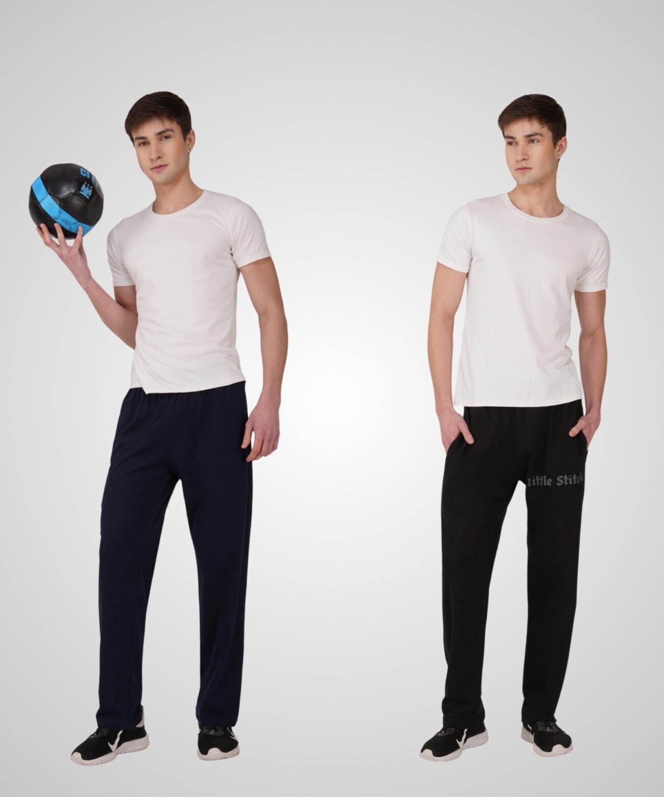 BLUE & BLACK JOGGERS: COMBO - Image 5