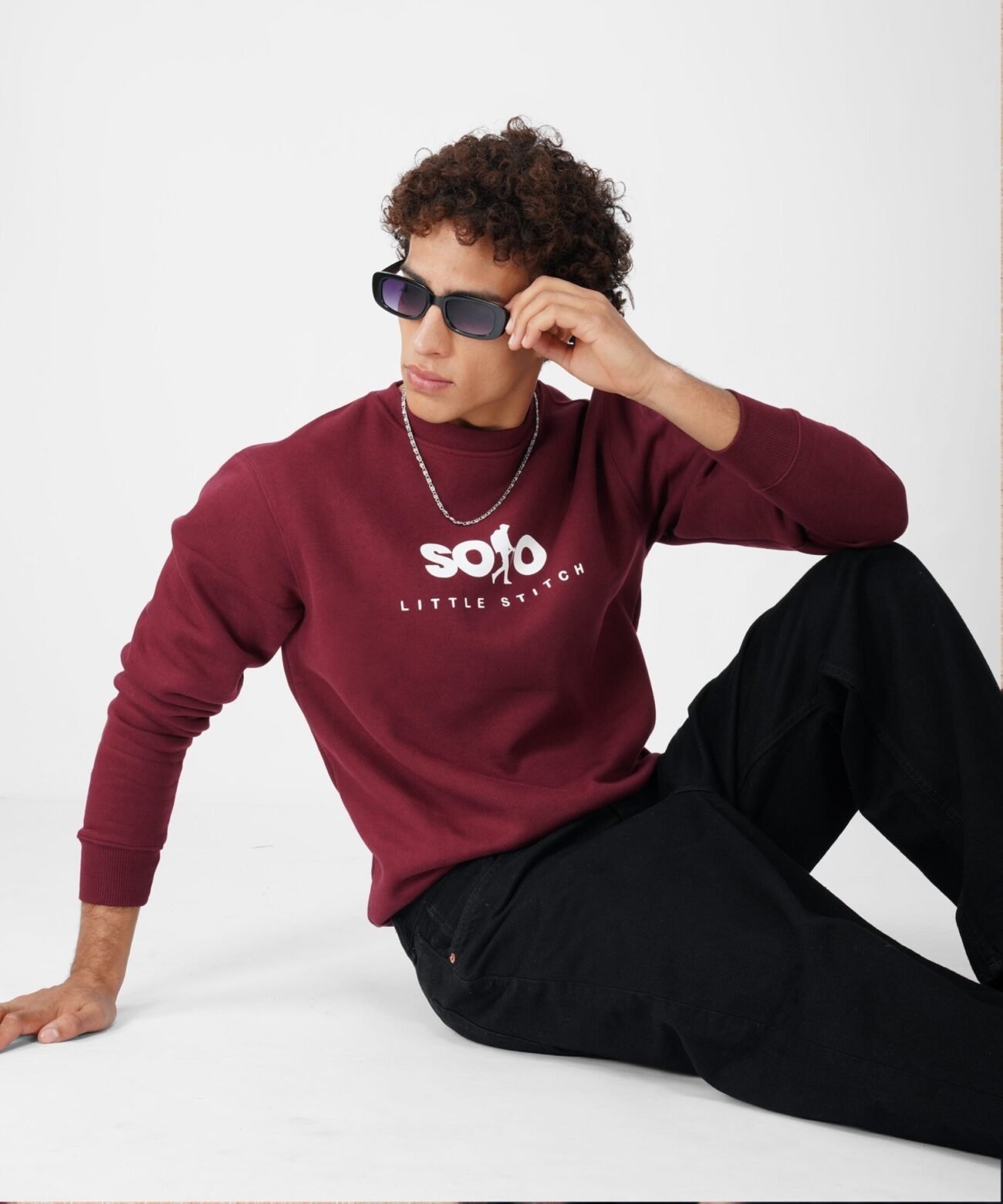 SOLO WINE: SWEATSHIRT PREMIUM LITTLE STITCH - Image 7