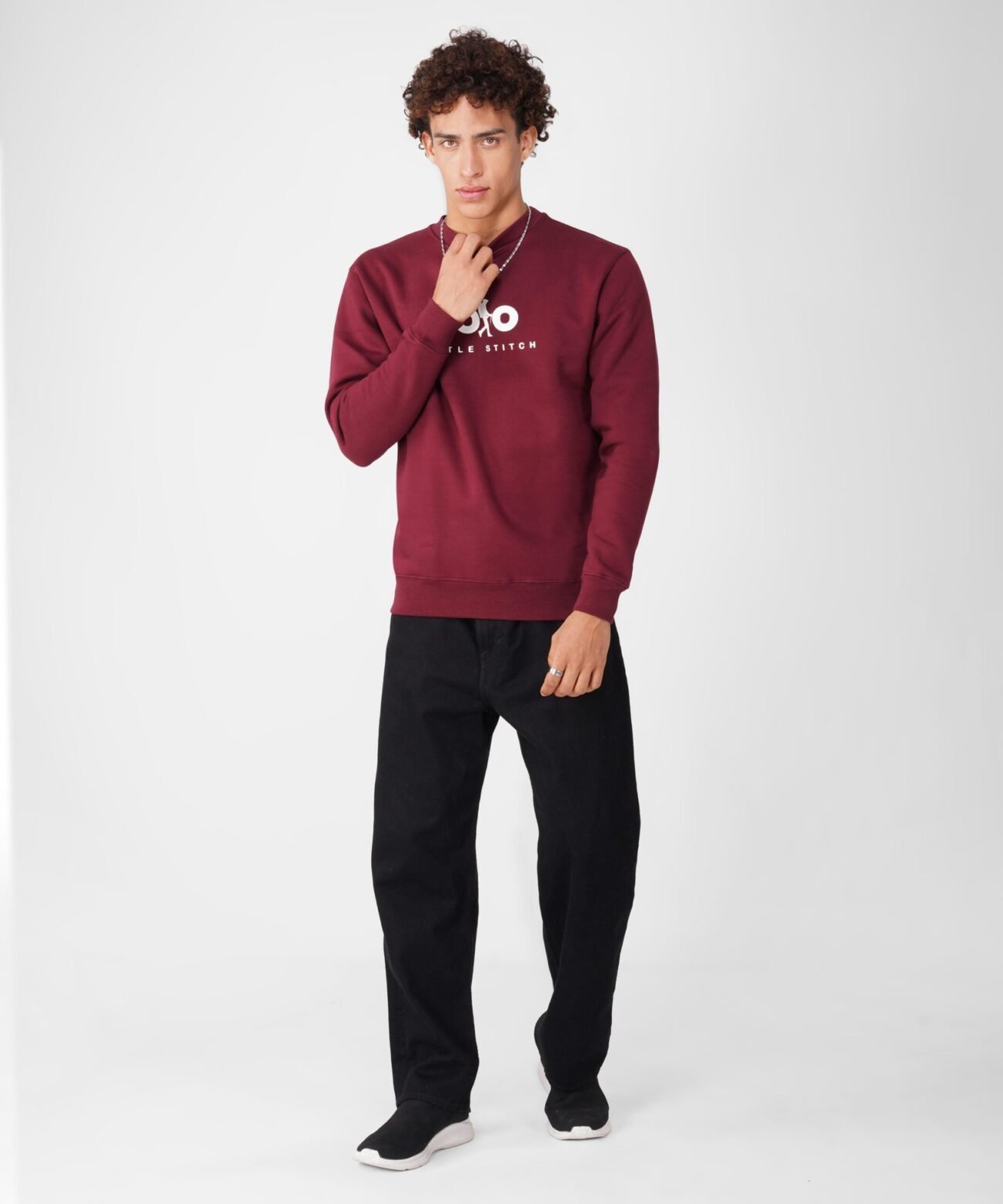 SOLO WINE: SWEATSHIRT PREMIUM LITTLE STITCH - Image 8
