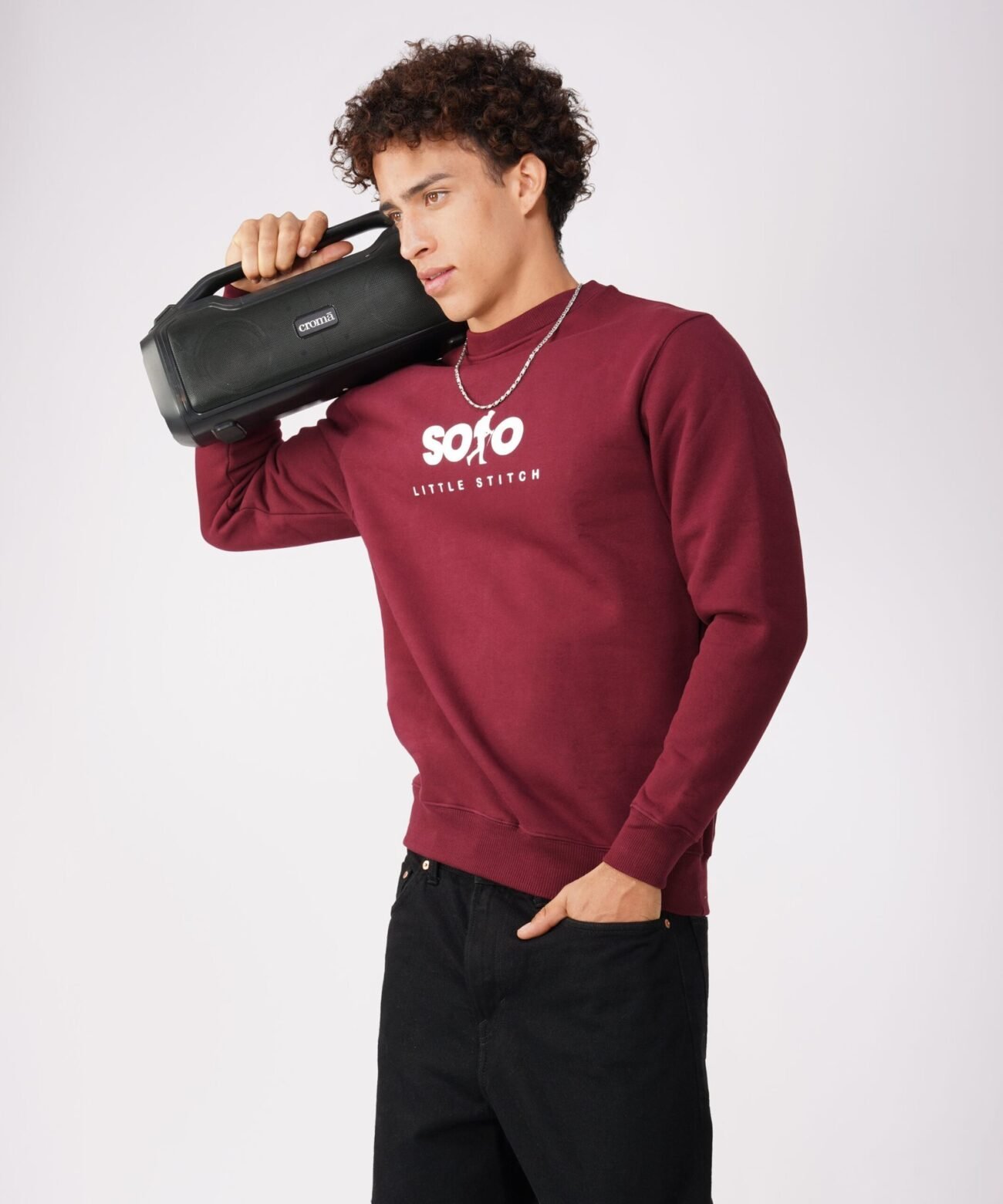 SOLO WINE: SWEATSHIRT PREMIUM LITTLE STITCH - Image 4