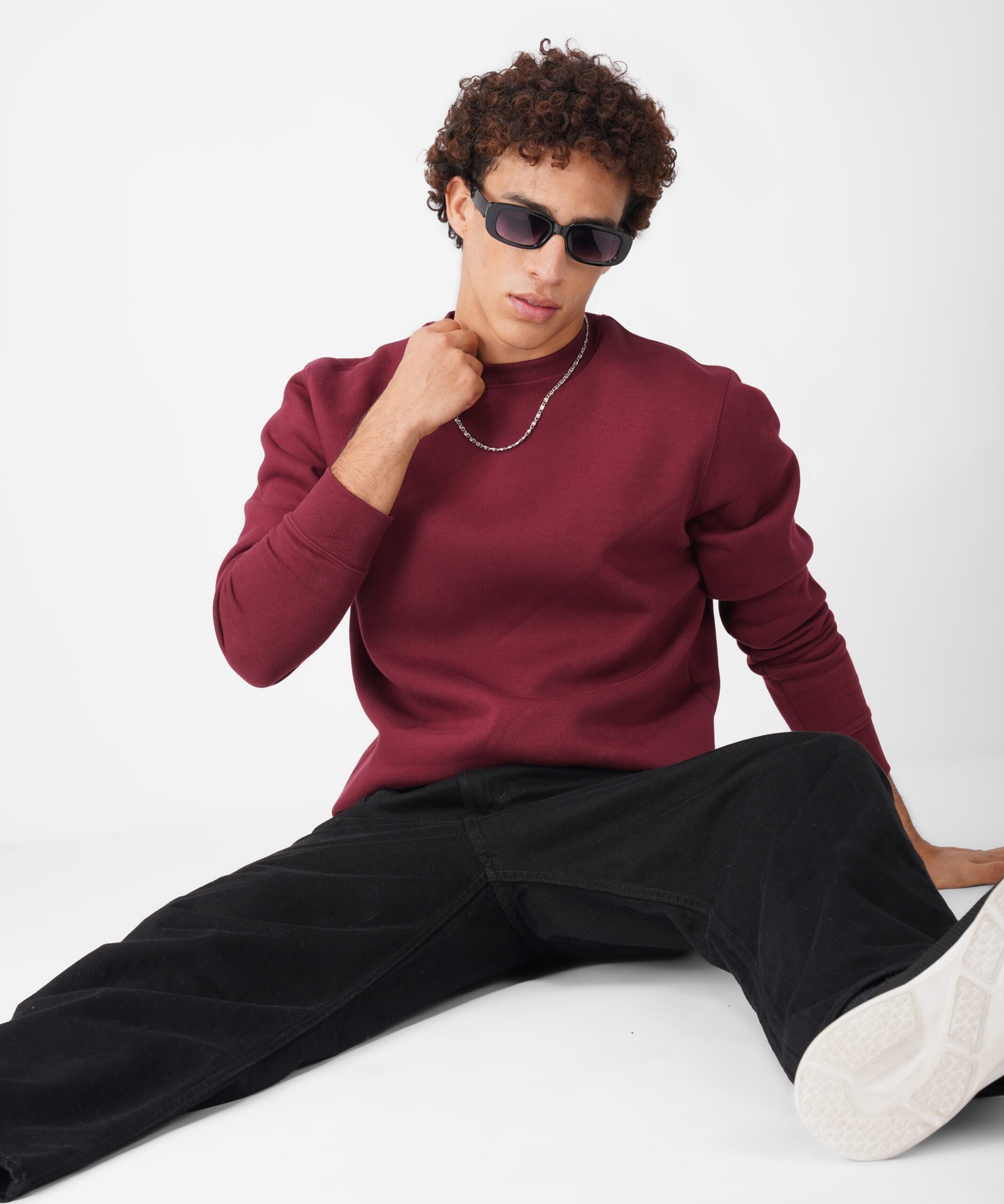 WINE SWEATSHIRT: PREMIUM FEEL LITTLE STITCH - Image 7