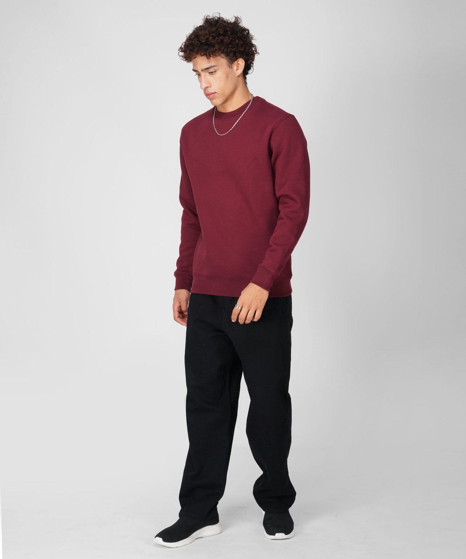 WINE SWEATSHIRT: PREMIUM FEEL LITTLE STITCH - Image 8