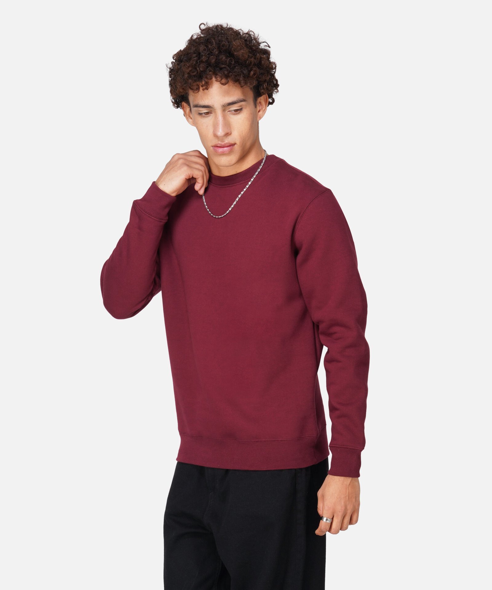 WINE SWEATSHIRT: PREMIUM FEEL LITTLE STITCH