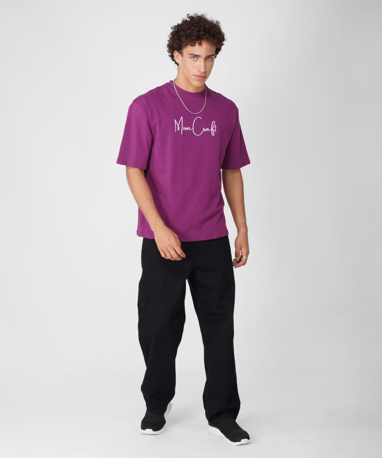 MOON CRAFT : MAGENTA LITTLE STITCH T-SHIRT - Image 9