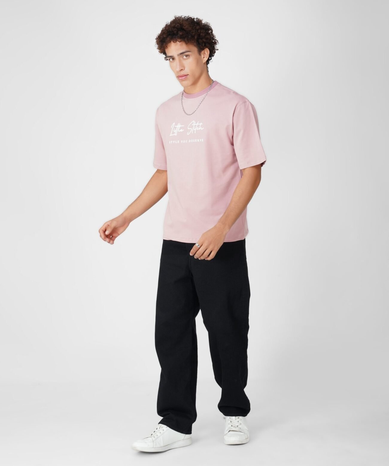 LITTLE STITCH: PINK OVERSIZED T SHIRT - Image 9