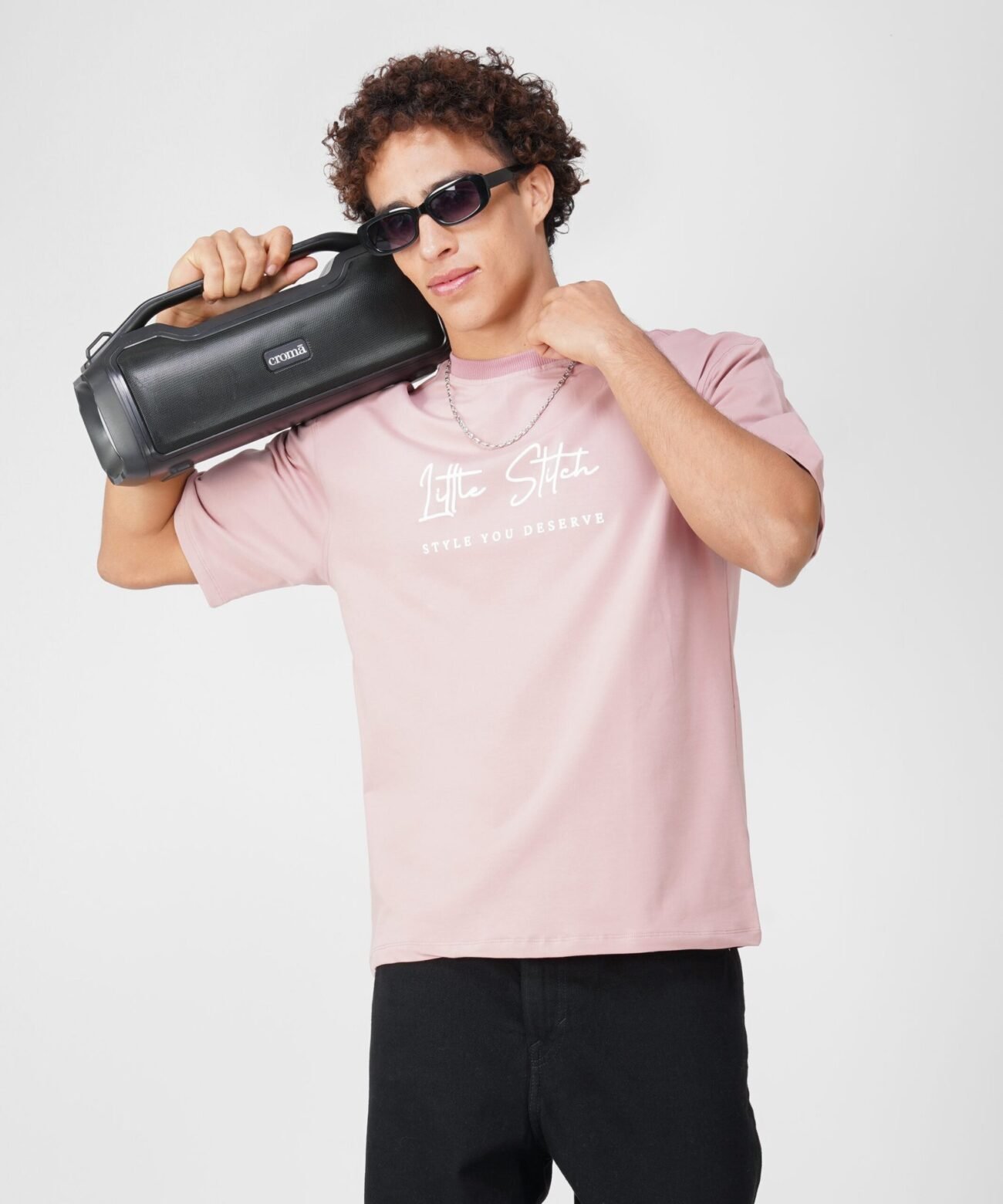 LITTLE STITCH: PINK OVERSIZED T SHIRT - Image 4