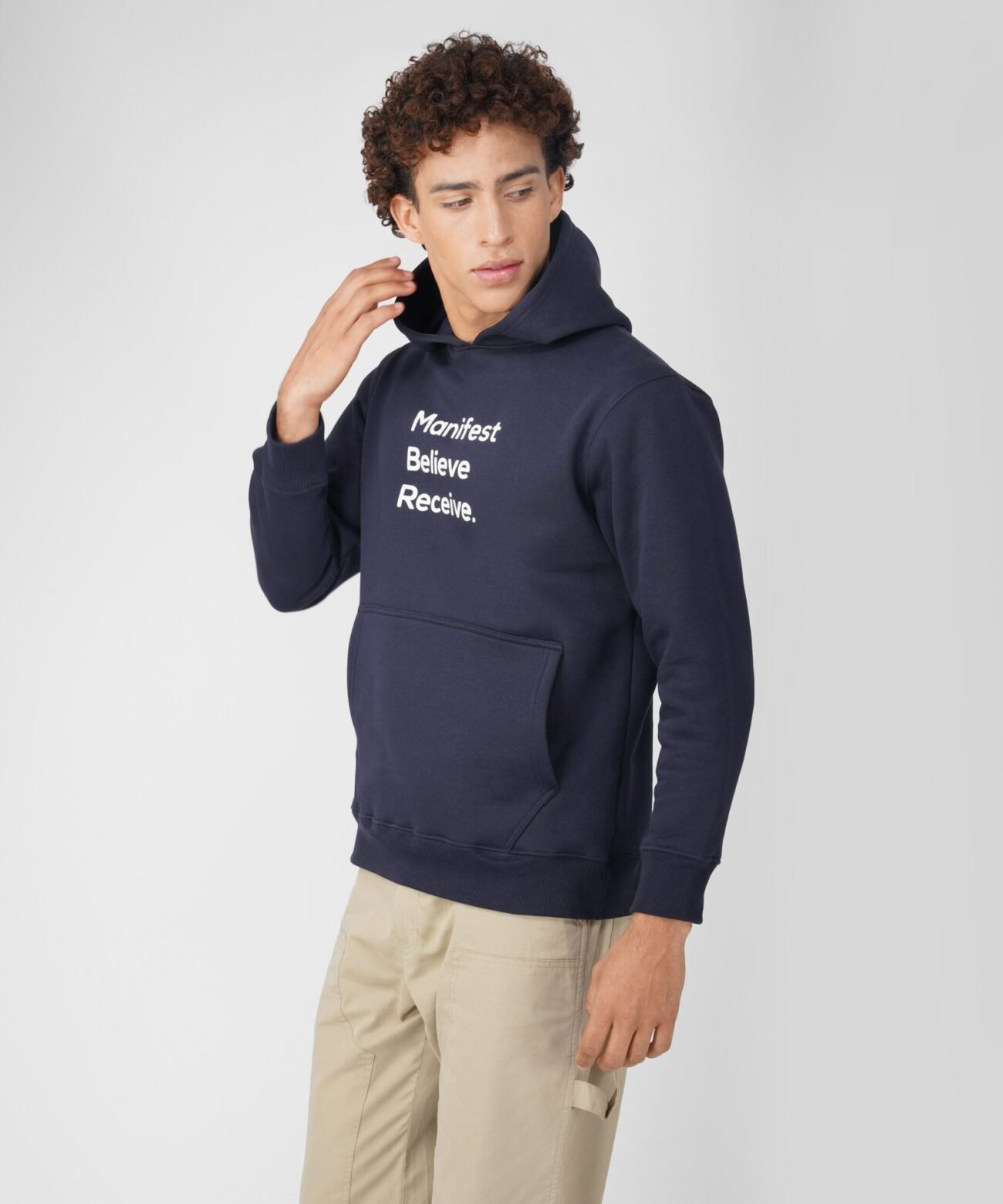 NAVY BLUE PREMIUM HOODIE - Image 2
