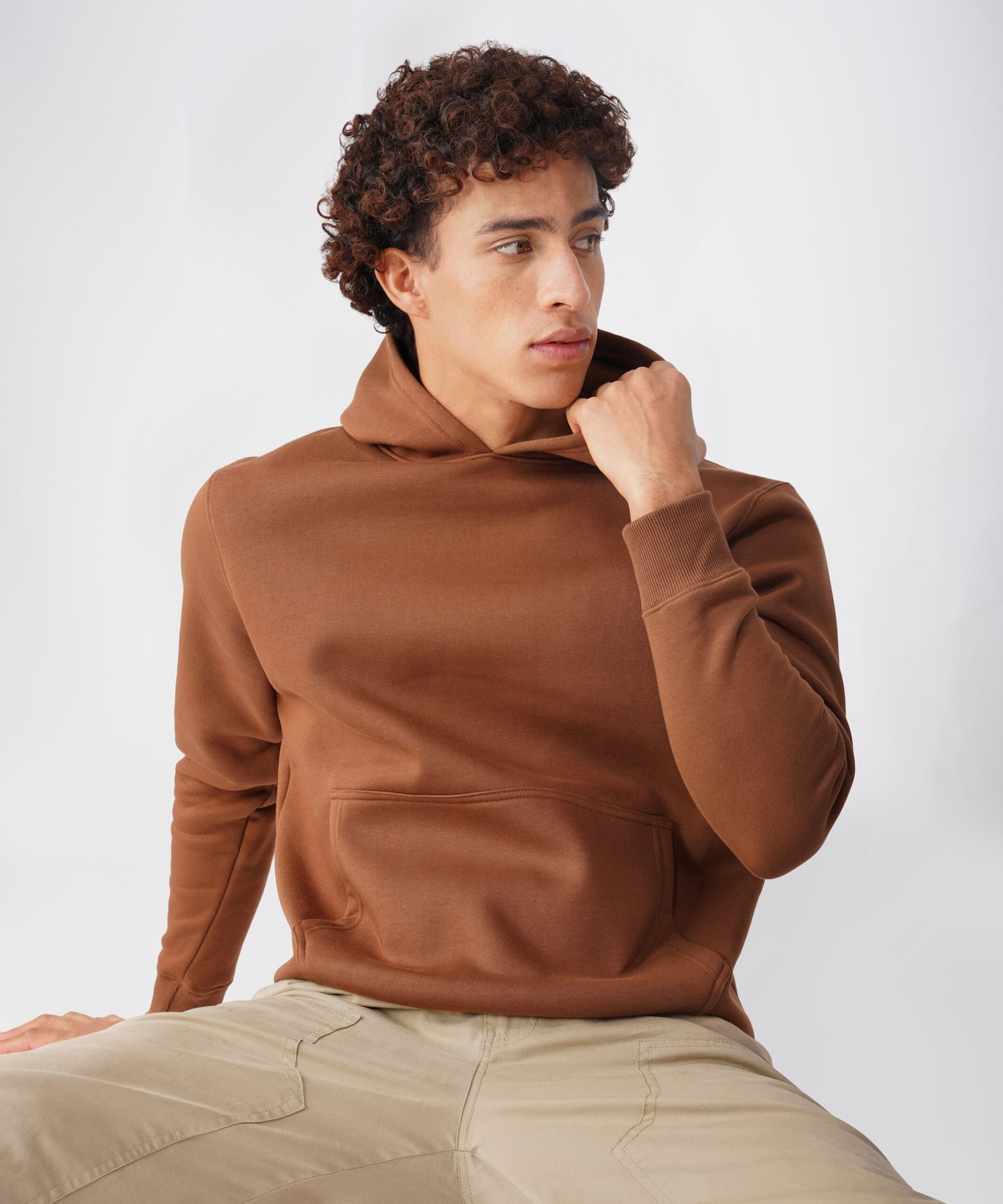 PREMIUM BROWN HOODIE COMFORT YOU DESERVE - Image 3