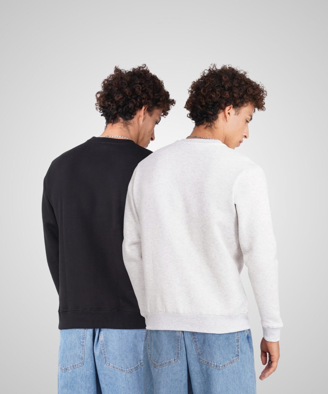 COMBO BLACK AND WHITE: SWEATSHIRT - Image 2