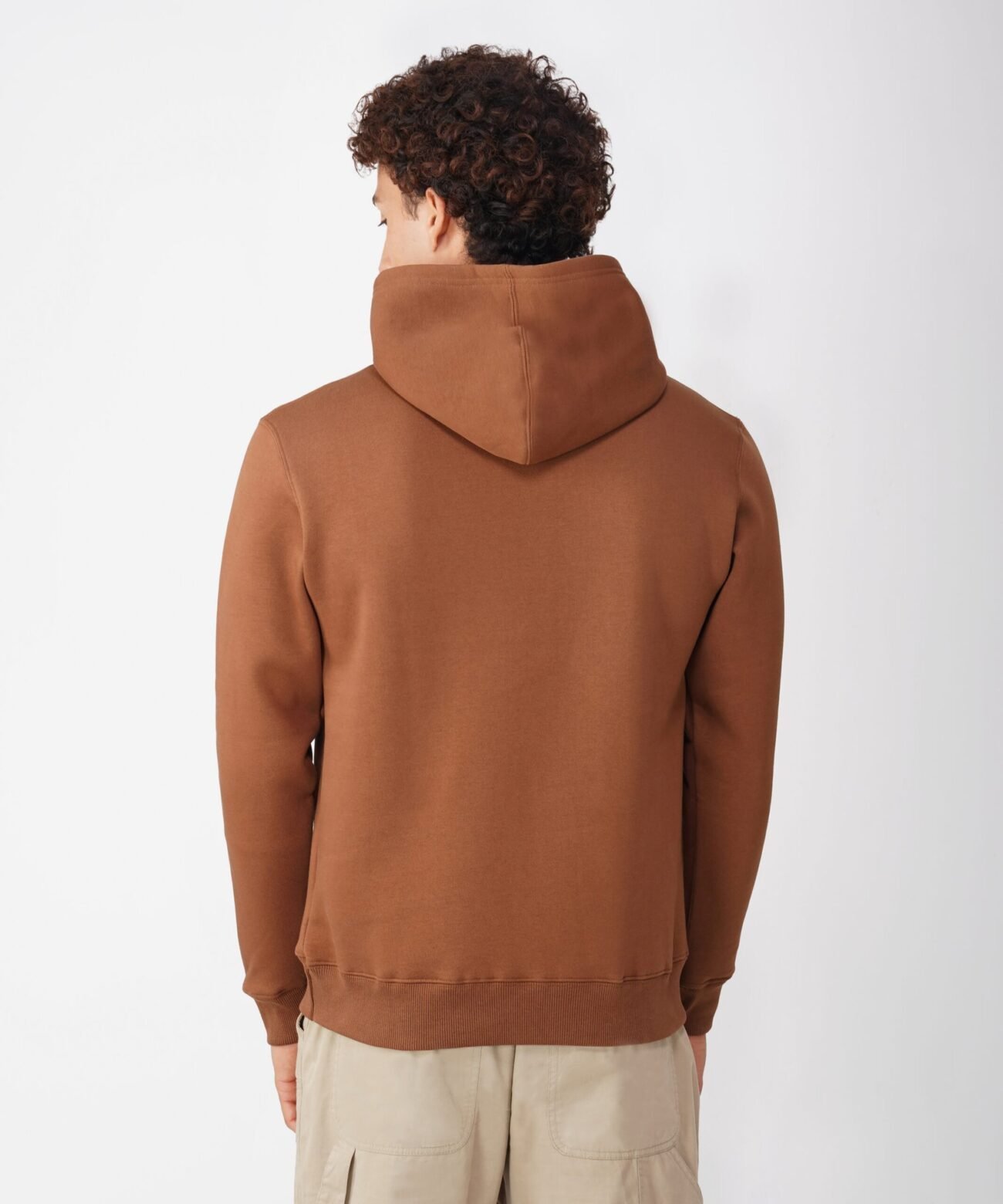 BROWN PUFF PRINTED HOODIE - Image 9