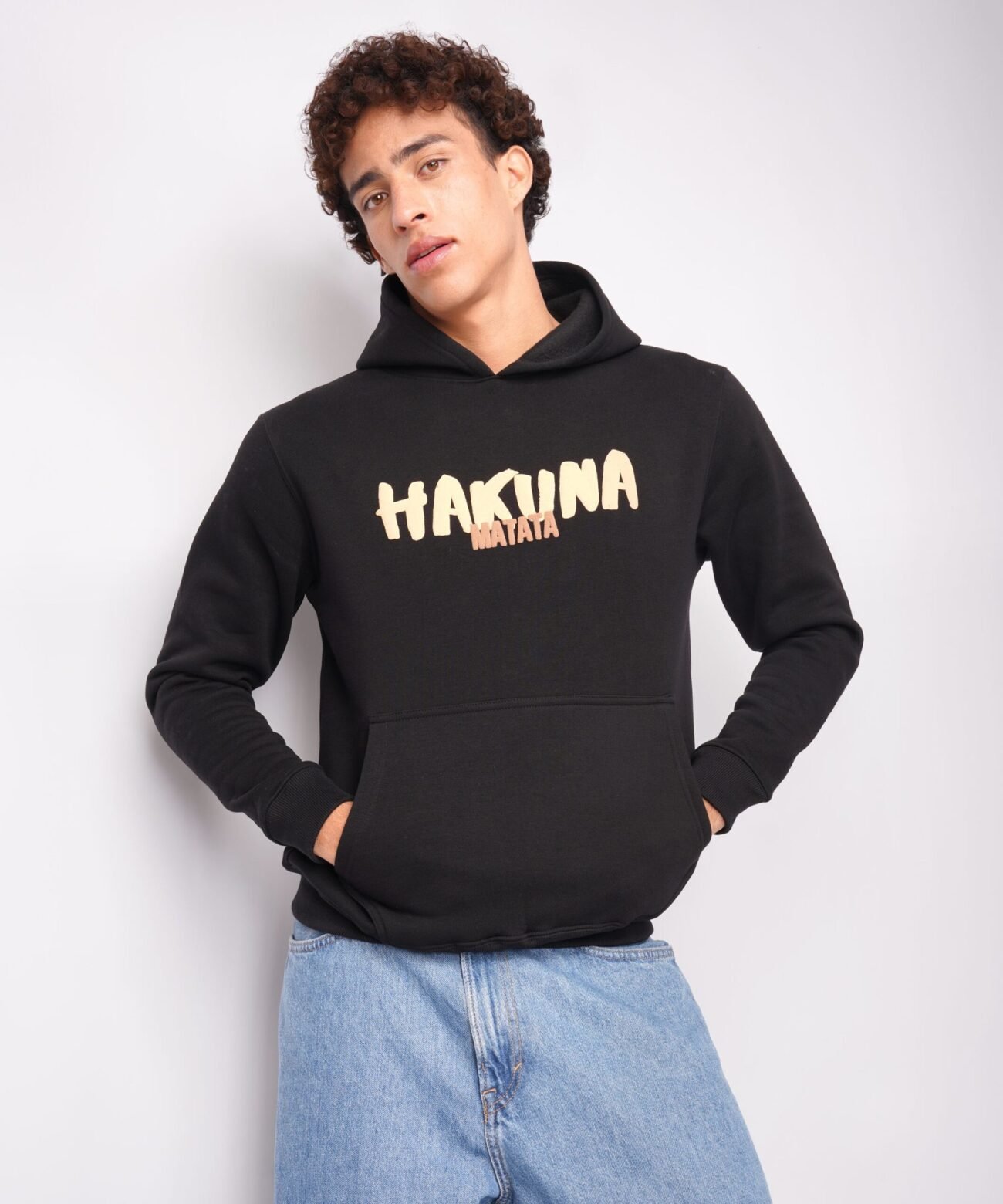 HAKUNA MATATA : FLEECE COTTON HOODIE - Image 3