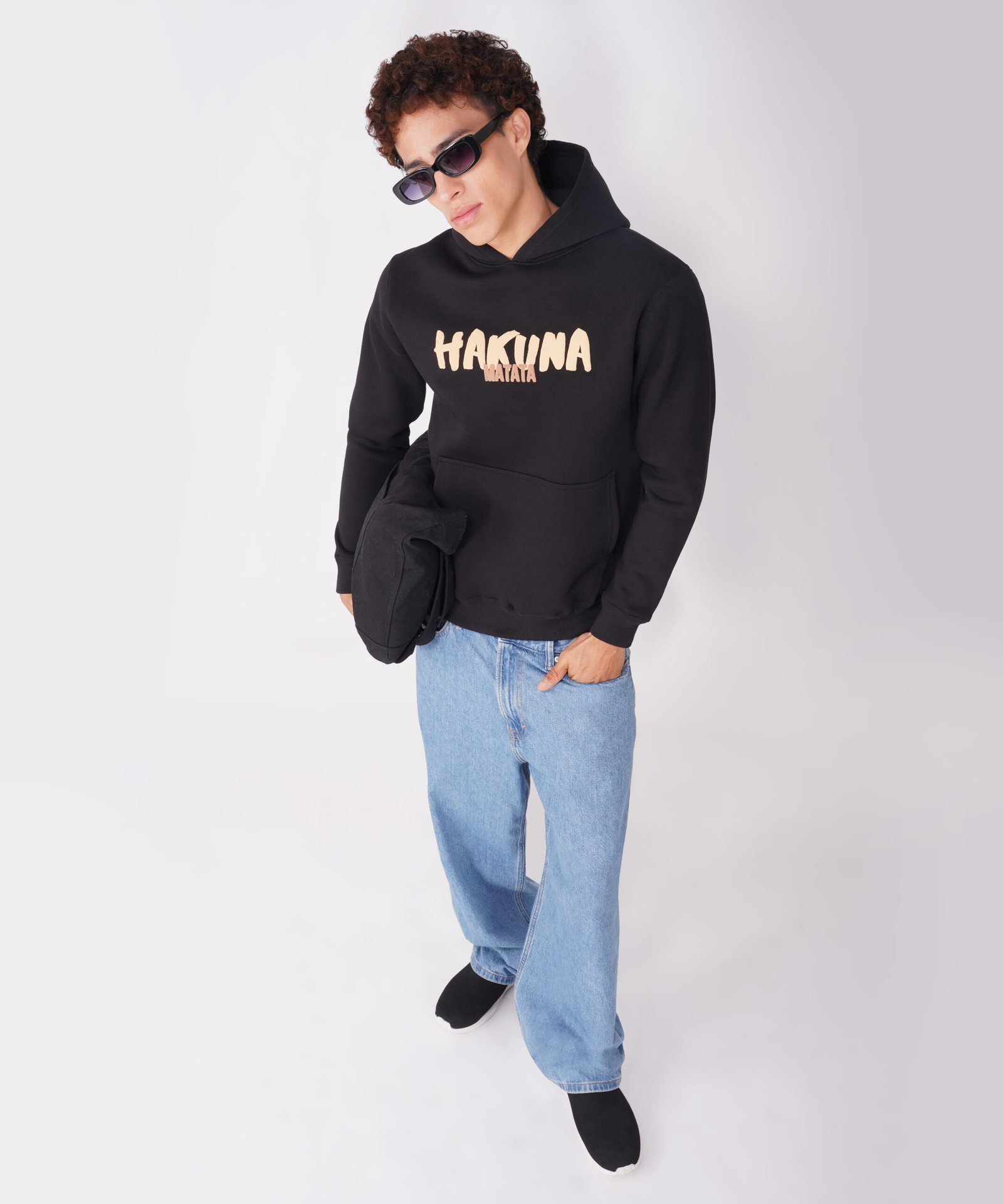 HAKUNA MATATA : FLEECE COTTON HOODIE - Image 2