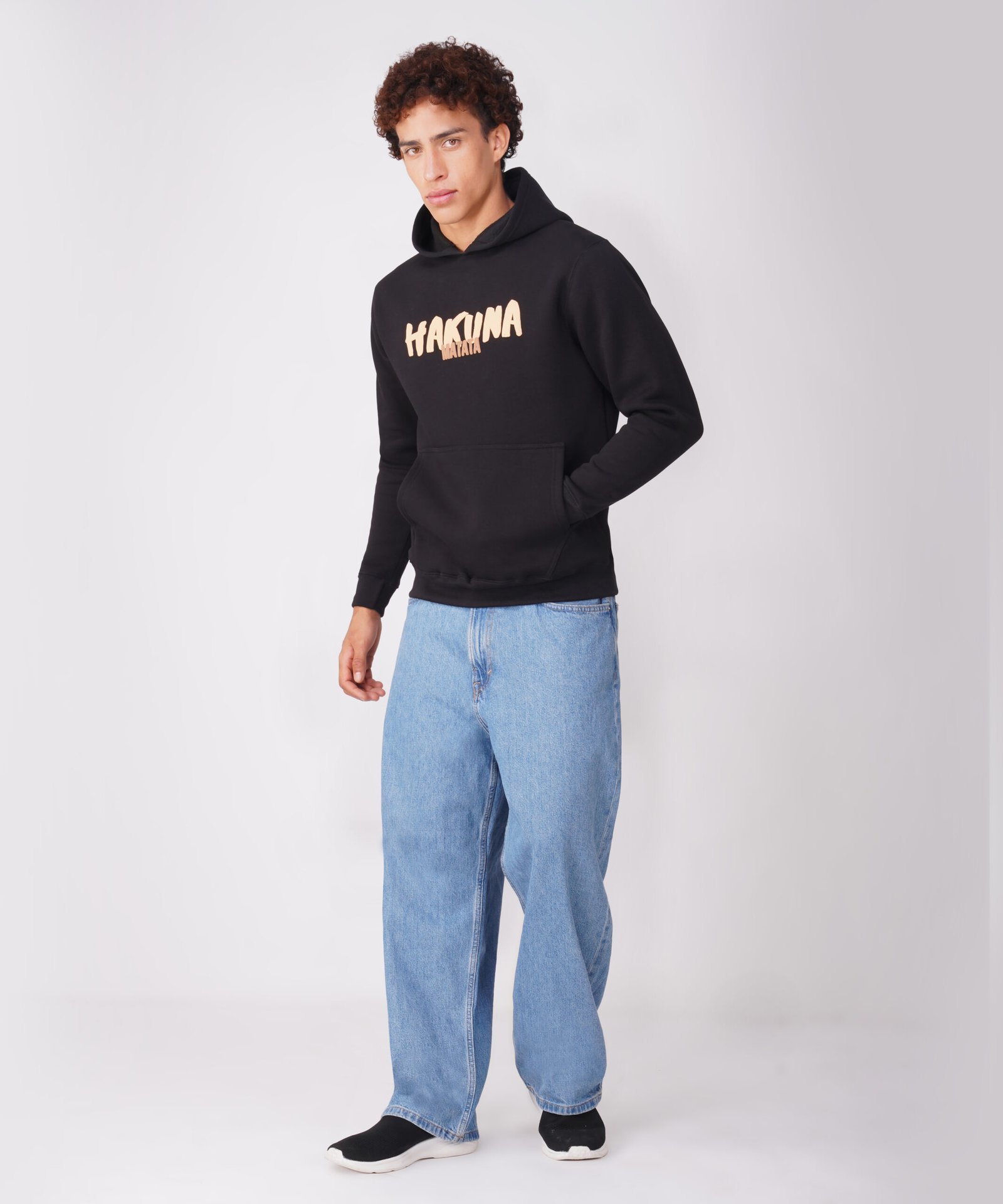 HAKUNA MATATA : FLEECE COTTON HOODIE - Image 4