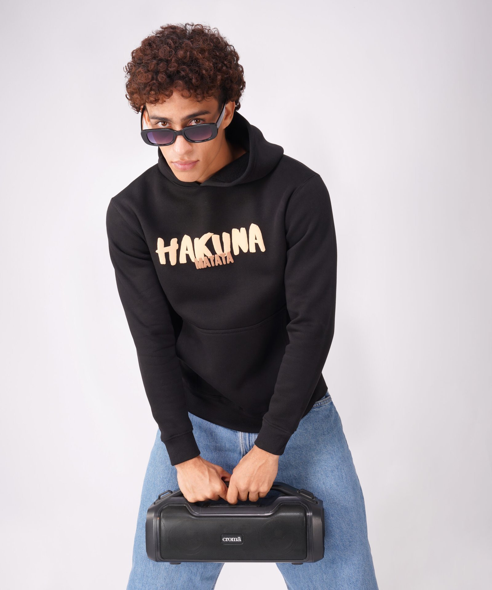 HAKUNA MATATA : FLEECE COTTON HOODIE - Image 8